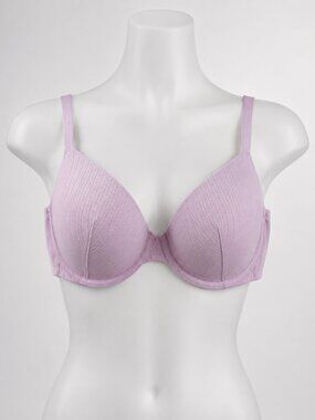 NWT Target Lilac Purple Pointelle Bra 38D Soft Stretch